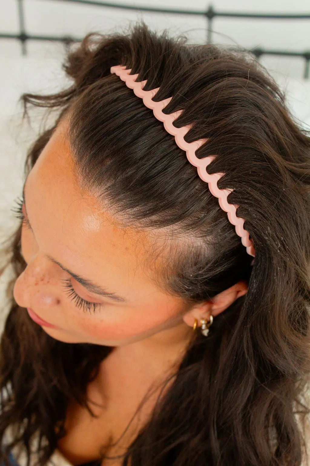 Wide Tooth Hard Headband Andi