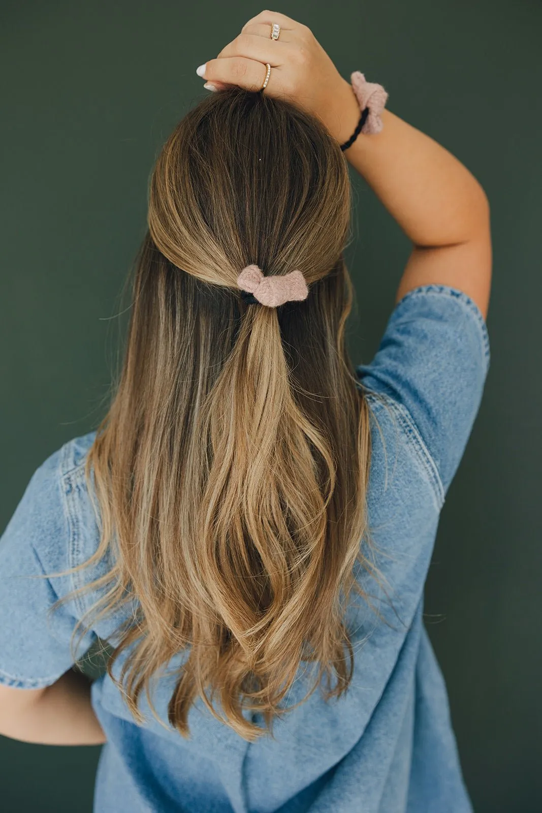 Wool Knot Bow Hair Tie Andi