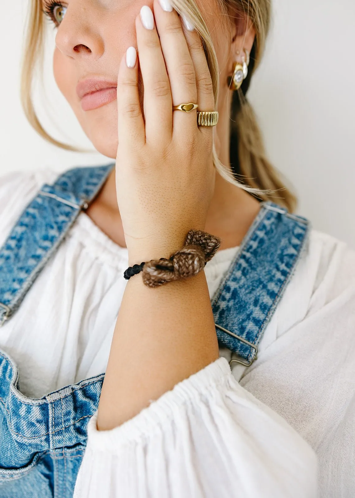 Wool Knot Bow Hair Tie Andi