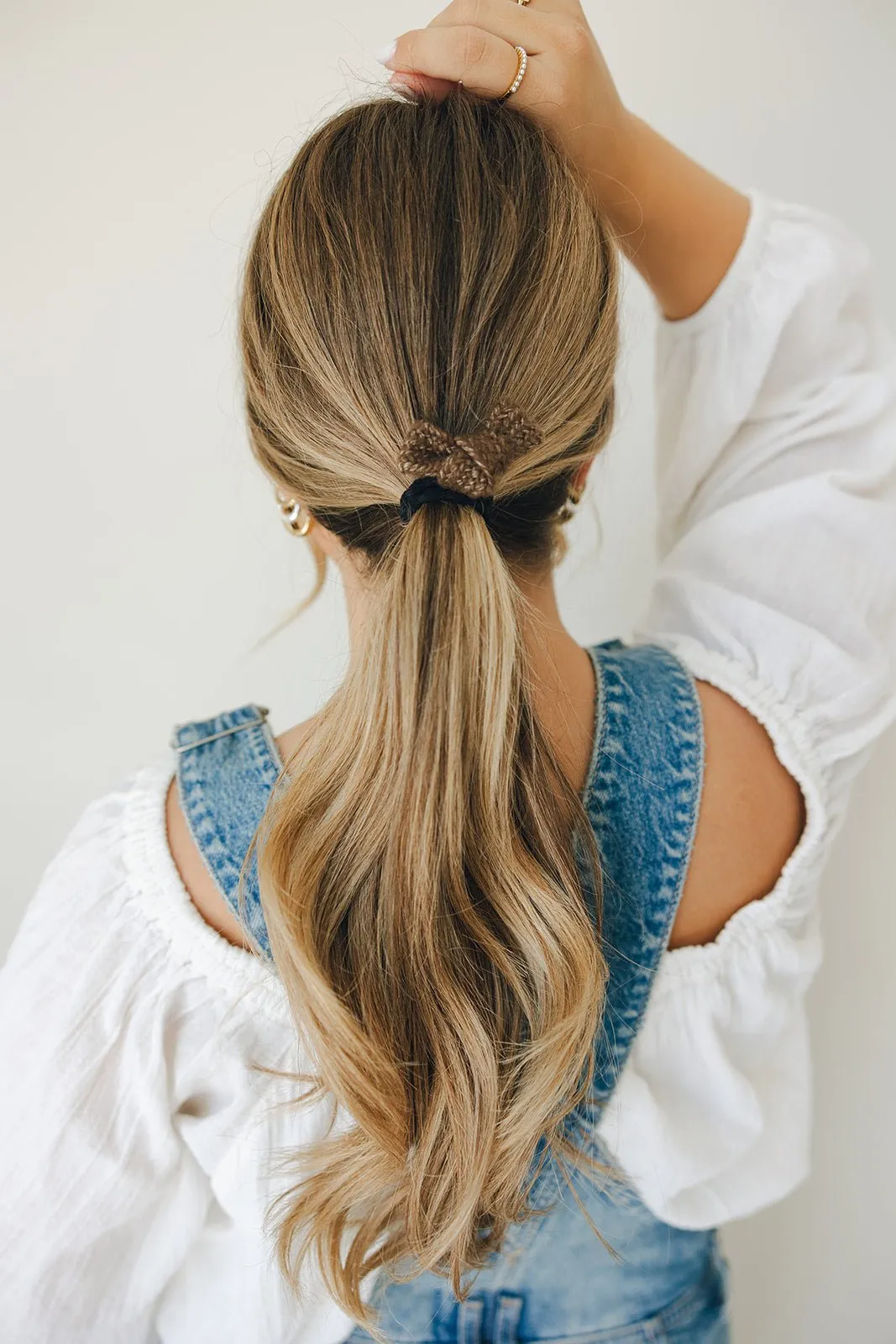 Wool Knot Bow Hair Tie Andi