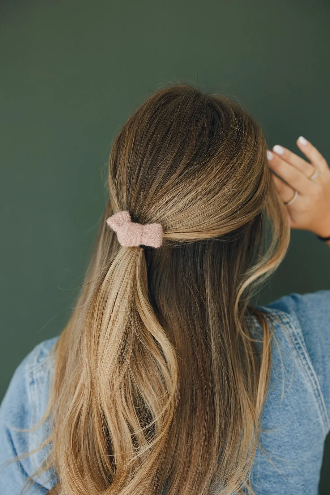 Wool Knot Bow Hair Tie Andi
