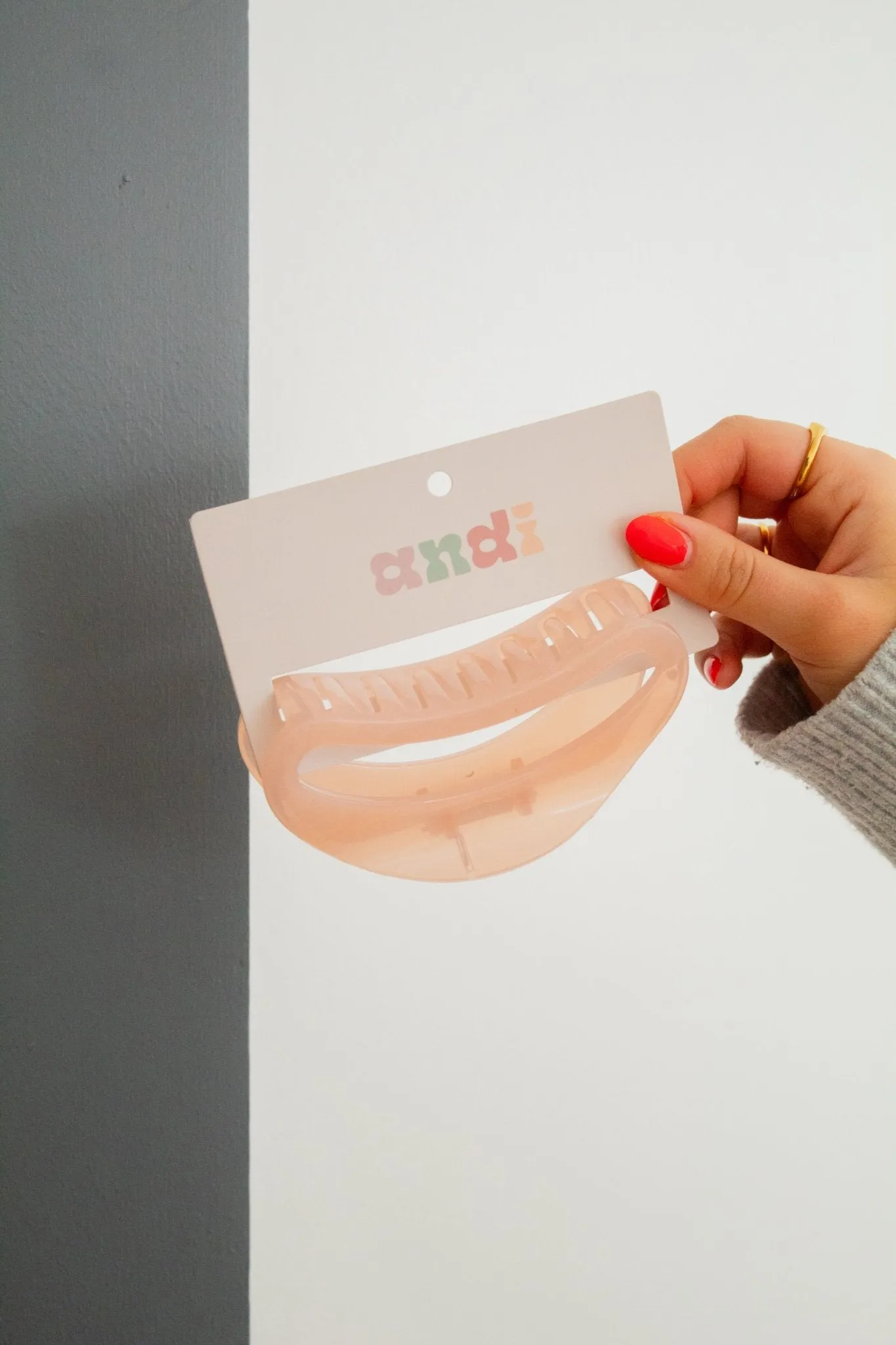 XL Cut-Out Jelly Claw Clips Andi